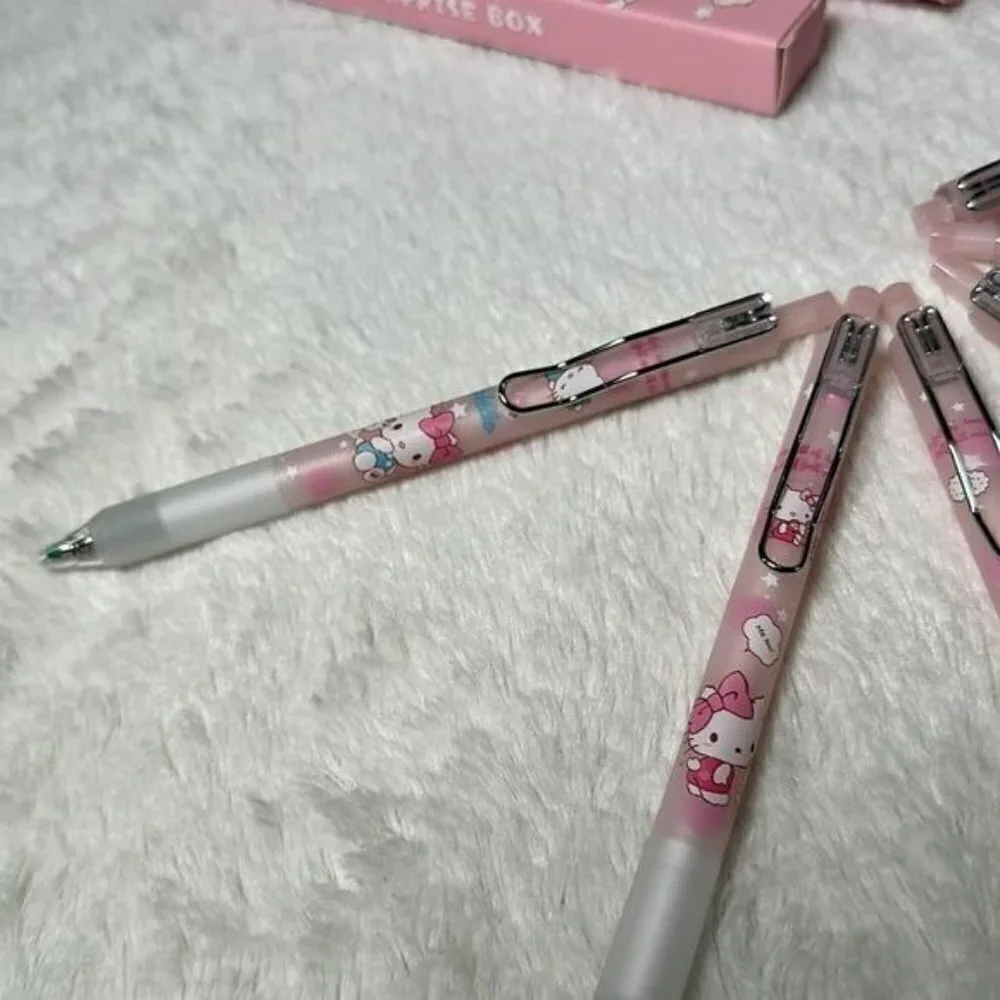Hello Kitty Surprise Box Kawaii Pen writing pen -  6 pens